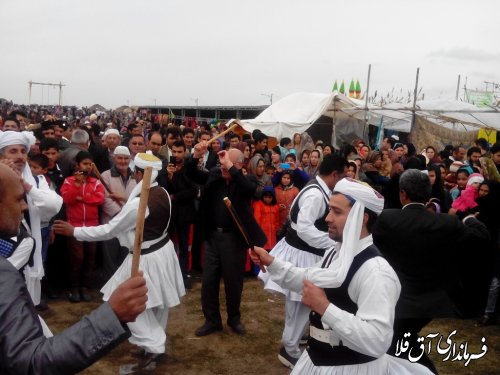 غرفه سیستانی های بخش وشمگیر در جشنواره نوروزی اقوام شهرستان آق قلا