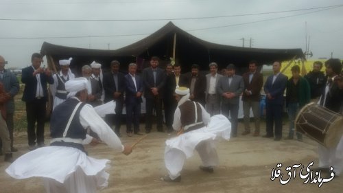 بازدید مسئولین کشوری و نمایندگان مردم گرگان و آق قلا در  مجلس شورای اسلامی از جشنواره نوروزی فرهنگ اقوام آق قلا