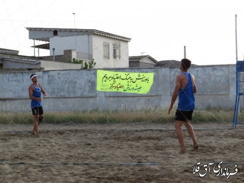 برگزاری مسابقات والیبال ساحلی به مناسبت سالروز فتح خرمشهر