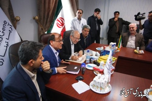 بازدیدوزیر صنعت،معدن و تجارت از واحدهای تولیدی شهرستان آق قلا