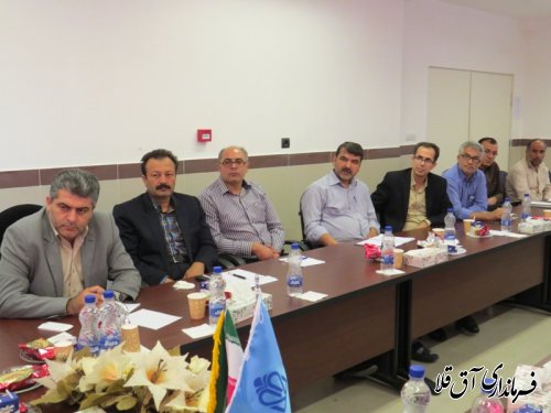 برگزاری اولین جلسه کارگروه تخصصی سلامت وامنیت غذایی شهرستان آق قلا