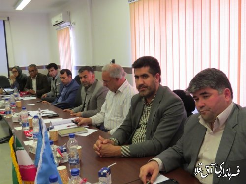 برگزاری اولین جلسه کارگروه تخصصی سلامت وامنیت غذایی شهرستان آق قلا