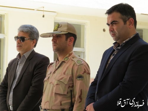 بازدید فرماندار شهرستان آق قلا از پاسگاه های مرزی سنگرتپه شرقی وصوفیکم
