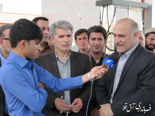 افتتاح ششمین جایگاه عرضه فرآورده های نفتی در سطح شهرستان