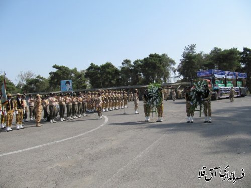 شرکت فرماندار در مراسم تشییع جانباختگان فاجعه منا