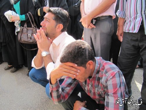 شرکت فرماندار در مراسم تشییع جانباختگان فاجعه منا