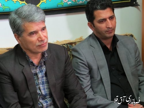 شرکت فرماندار شهرستان آق قلا در مراسم عزاداری سیدالشهداء