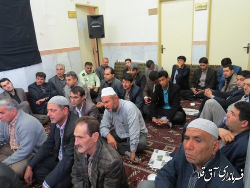 برگزاری مراسم سوگواری سیدالشهداء در دادگستری شهرستان