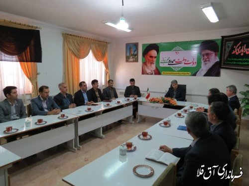 دومین جلسه شورای هماهنگی بانکهای شهرستان آق قلا برگزار شد