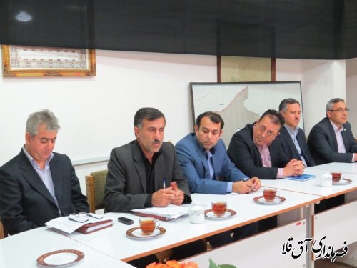 دومین جلسه شورای هماهنگی بانکهای شهرستان آق قلا برگزار شد