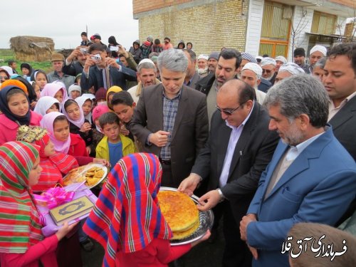 افتتاح متمرکز طرح هادی روستاهای حبیب ایشان و بهلکه شیخ موسی شهرستان آق قلا برگزار شد