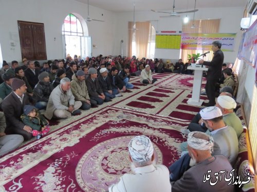 افتتاح متمرکز طرح هادی روستاهای حبیب ایشان و بهلکه شیخ موسی شهرستان آق قلا برگزار شد
