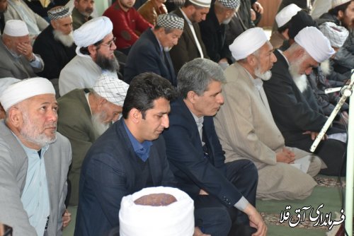 سخنرانی فرماندار شهرستان آق قلا در خصوص انتخابات