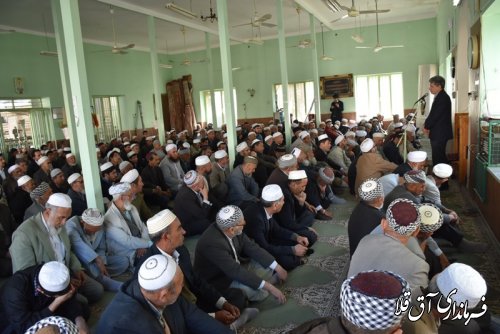 سخنرانی فرماندار شهرستان آق قلا در خصوص انتخابات