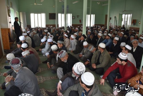 سخنرانی فرماندار شهرستان آق قلا در خصوص انتخابات