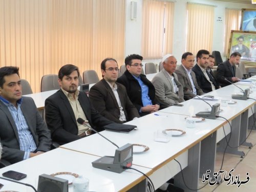 نشت مشترک هیات بازرسی و ستاد انتخابات شهرستان آق قلا برگزار شد