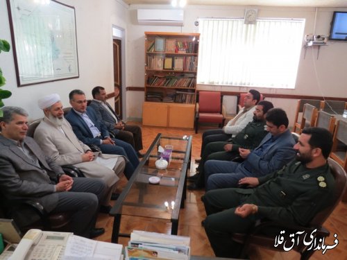 مراسم بدرقه کاروان راهیان نور شهرستان آق قلا