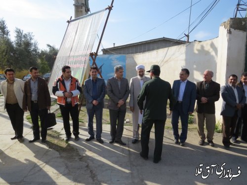 مراسم بدرقه کاروان راهیان نور شهرستان آق قلا