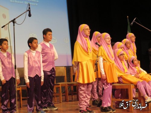 فرماندار شهرستان آق قلا در هجدهمین جشنواره خیرین مدرسه ساز استان شرکت کرد