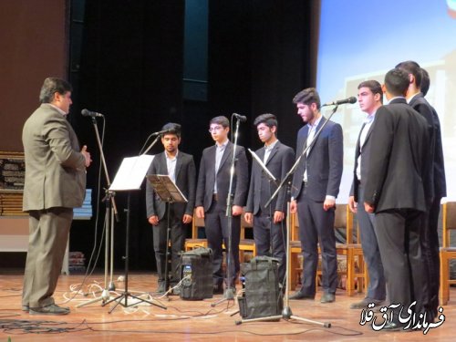 فرماندار شهرستان آق قلا در هجدهمین جشنواره خیرین مدرسه ساز استان شرکت کرد