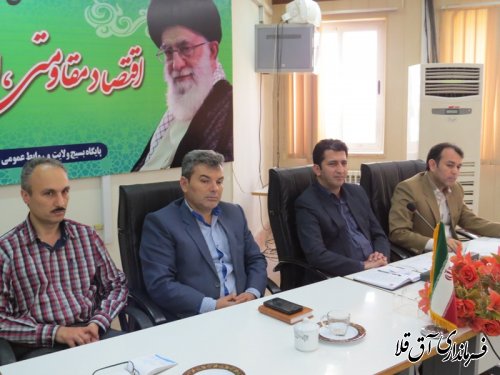 اولین جلسه کمیته مناسب سازی مبلمان شهری و شورای سالمندان شهرستان آق قلا تشکیل شد