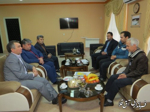 جلسه اصلاح و بازنگری طرح هادی روستای دوگونچی شهرستان آق قلا