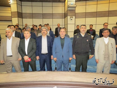 ششمین جلسه شورای اداری و دومین نشست فعالین اقتصادی شهرستان آق قلا