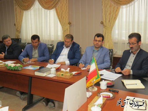 دومین جلسه هماهنگی برگزاری مراسم نهم دی و یادواره شهداء شهرستان آق قلا