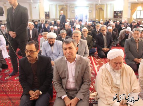 سخنرانی فرماندار در خصوص برنامه های دهه فجر شهرستان آق قلا
