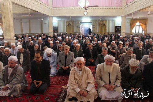 سخنرانی فرماندار در خصوص برنامه های دهه فجر شهرستان آق قلا