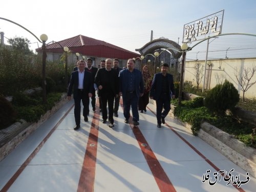 تالار پذیرائی"آلما گل"روستای قربان آباد شهرستان آق قلا افتتاح شد