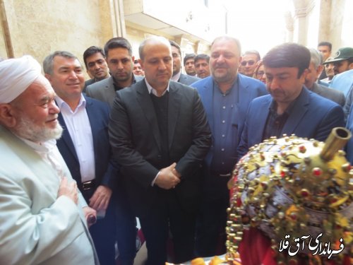 تالار پذیرائی"آلما گل"روستای قربان آباد شهرستان آق قلا افتتاح شد