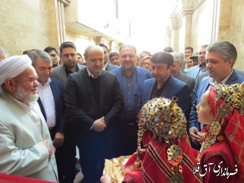 تالار پذیرائی"آلما گل"روستای قربان آباد شهرستان آق قلا افتتاح شد