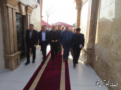 تالار پذیرائی"آلما گل"روستای قربان آباد شهرستان آق قلا افتتاح شد