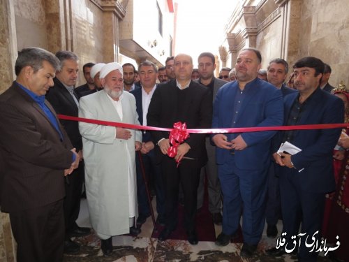 تالار پذیرائی"آلما گل"روستای قربان آباد شهرستان آق قلا افتتاح شد