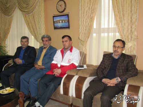 جلسه هماهنگی برپائی دهکده گردشگری و جشنواره نوروزگاه شهرستان آق قلا