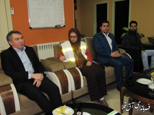 جلسه هماهنگی برپائی دهکده گردشگری و جشنواره نوروزگاه شهرستان آق قلا