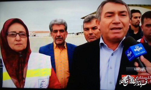 بازدید فرماندار شهرستان آق قلا از مراحل آماده سازی دهکده گردشگری 
