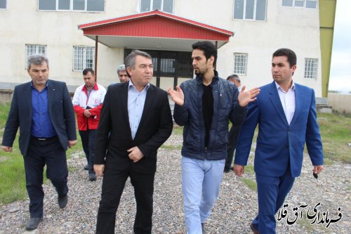 بازدید فرماندار شهرستان آق قلا از مراحل آماده سازی دهکده گردشگری 