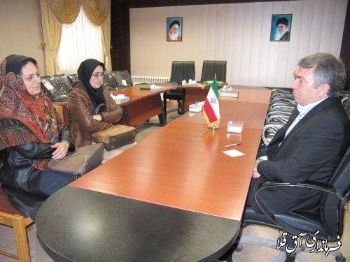 ملاقات عمومی فرماندار شهرستان آق قلا برگزار شد
