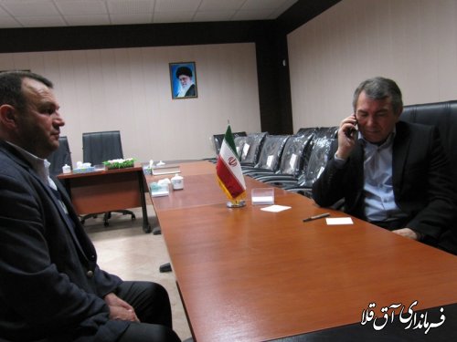 ملاقات عمومی فرماندار شهرستان آق قلا برگزار شد