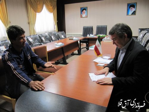 ملاقات عمومی فرماندار شهرستان آق قلا برگزار شد