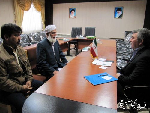 ملاقات عمومی فرماندار شهرستان آق قلا برگزار شد