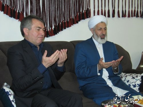 دیدار نوروزی فرماندار با مشاور استاندار و امام جمعه شهر آق قلا