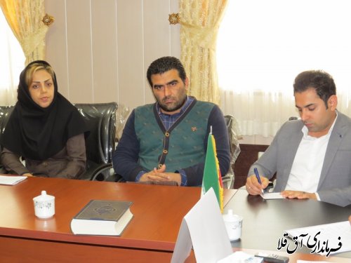 اولین جلسه کمیسیون کارگری شهرستان آق قلا در سال جدید برگزار شد