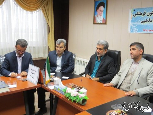 جلسه هماهنگی ستاد برگزاری اعیاد شعبانیه در شهرستان آق قلا