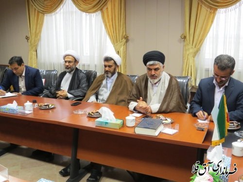 جلسه هماهنگی ستاد برگزاری اعیاد شعبانیه در شهرستان آق قلا