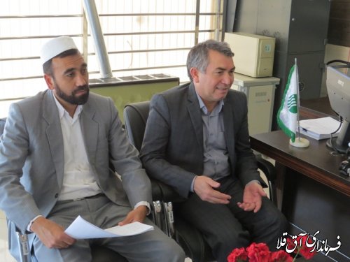 فرماندار شهرستان آق قلا از بانکهای عامل شهرستان بازدید کرد