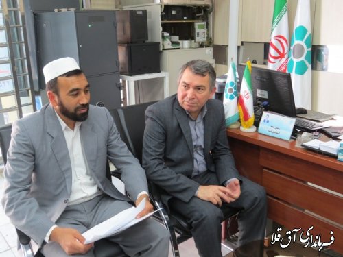 فرماندار شهرستان آق قلا از بانکهای عامل شهرستان بازدید کرد