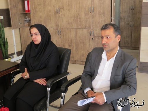 فرماندار شهرستان آق قلا از بانکهای عامل شهرستان بازدید کرد